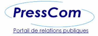 presscom portail de relations publiques