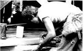 Carpenter at work.