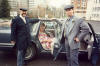 Mom and Dad's 50th wedding anniversary, March 15, 1992.  Daan and Jerry rented a Lincoln Town car and chauffeured Mom and Dad around town.