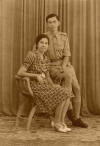 Paul Mulder and Rosa Zonneveld wedding day - March 2, 1942.