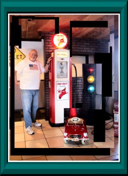 Merrill at Nostalgic "Cars" Cafe in Lakewood, WA 