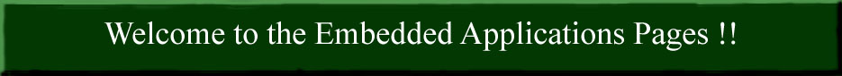 Welcome to Embedded Applications Pages !