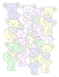 blends in with matching background on back ground page