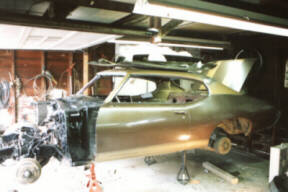 CAR IN GARAGE