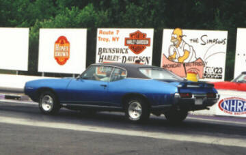 Me lining up at the lights
