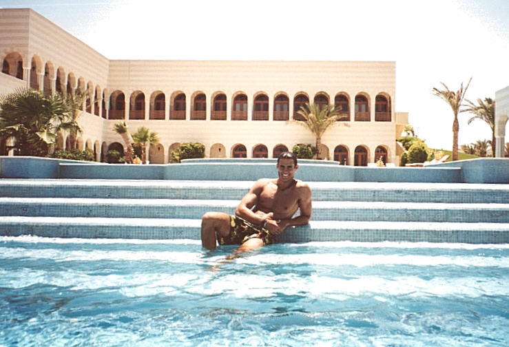 En un hotel en Egipto!