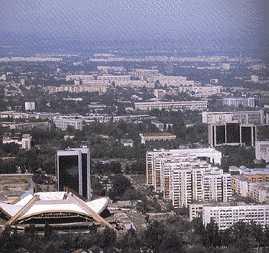 panorama of Almaty