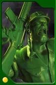 Sarge leads the army