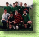 Quantock School: 1990 7's rugby team at a tournament.