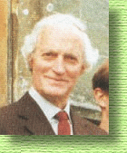 Quantock School: The Late David P, normally seen in the presence of a large Hound!