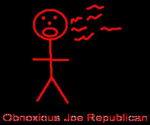 Joe spouting all sorts of crap from his gaping maw