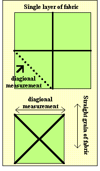 how to cut squares and triagles