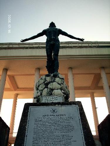 "The Oblation" by Guillermo Tolentino has long been the symbol of University of the Philippines - a man offering himself to society