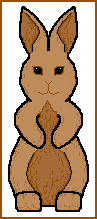 Light Brown Standup Bunny