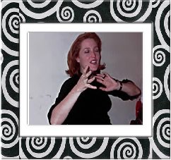 Gillian talking with her hands