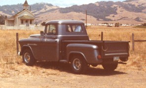 '55 Chev on Hwy. 101 in central California