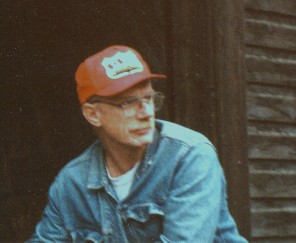 Rick Brownhill - In the doorway of blacksmith shop, Barkerville, BC ( 2000)