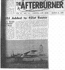 421st ARS gets its first KB-50J in March 1958. Printed in the Yokota newspaper.