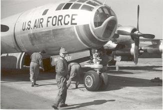 421st ARS The Butterfly nose gear door art.