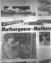 Mother Goose nose gear door art.