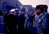 421st ARS Commander briefing the brass at Yokota, Japan.