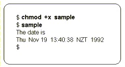 chmod to add execute right