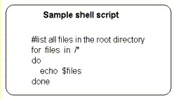 sample shell script