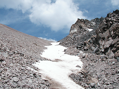 Steep ice and rock