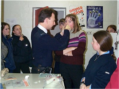 Police visit