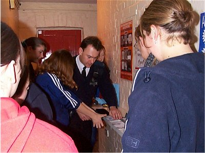 Police visit - fingerprinting