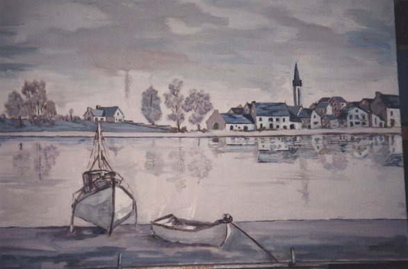 Village au bord