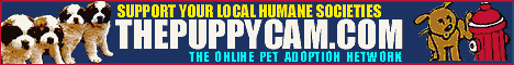 Proud Supporters of THEPUPPYCAM.COM