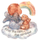 After the rain, the rainbow.