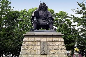 Takeda Shingen monument in Yamanashi
