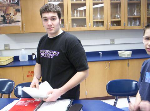in chem. lab