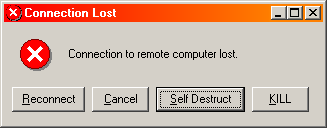 Connection to Remote Computer Lost