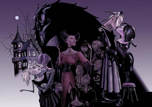 Art by Ted Naifeh for 'Gloom Cookie'