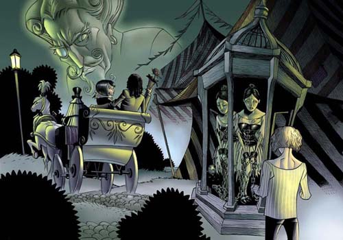 Art by Ted Naifeh for 'Gloom Cookie'