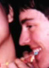 Chris is eating my candy necklace. O, the humanity!