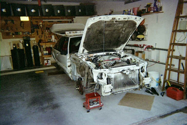 Donor radiator removal