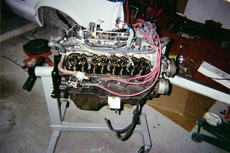 engine on rack