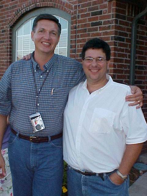 Bill Johnson and Rick Boyne in Owasso, OK, June, 2003.