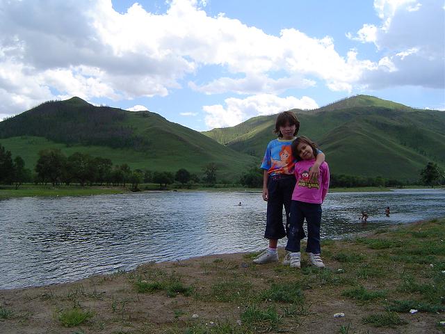 Audrey & Emily in Mongolia
