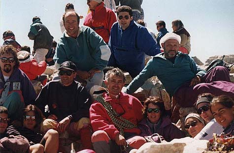 La típica foto de la cima