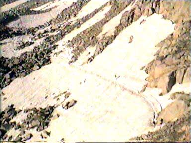 El camino del glaciar