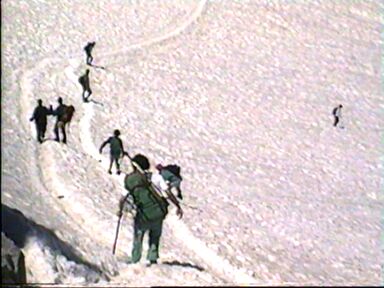 Descenso hacia Aiguallut