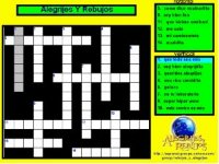 crucigrama de alegrijes y rebujos