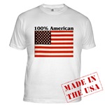 100% American Fitted T-Shirt