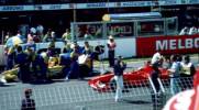 Michael Schumacher driving to the grid