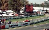 Ferrari in the pit lane